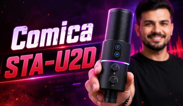 میکروفون comica sta-u2d تنظیم‌کده