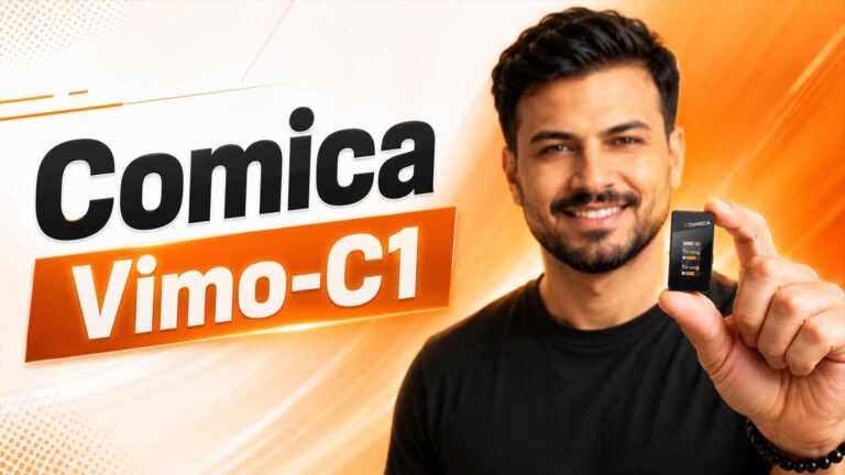 میکروفون یقه ای comica vimo c1 تنظیم‌کده