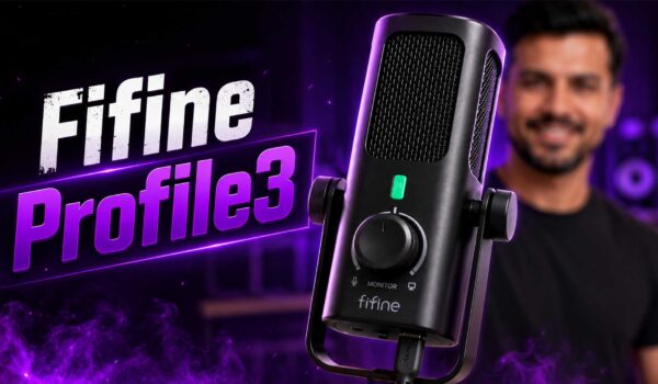 میکروفونfifine profile3 تنظیم‌کده