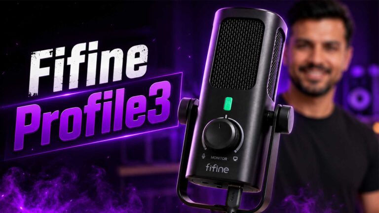 میکروفونfifine profile3 تنظیم‌کده
