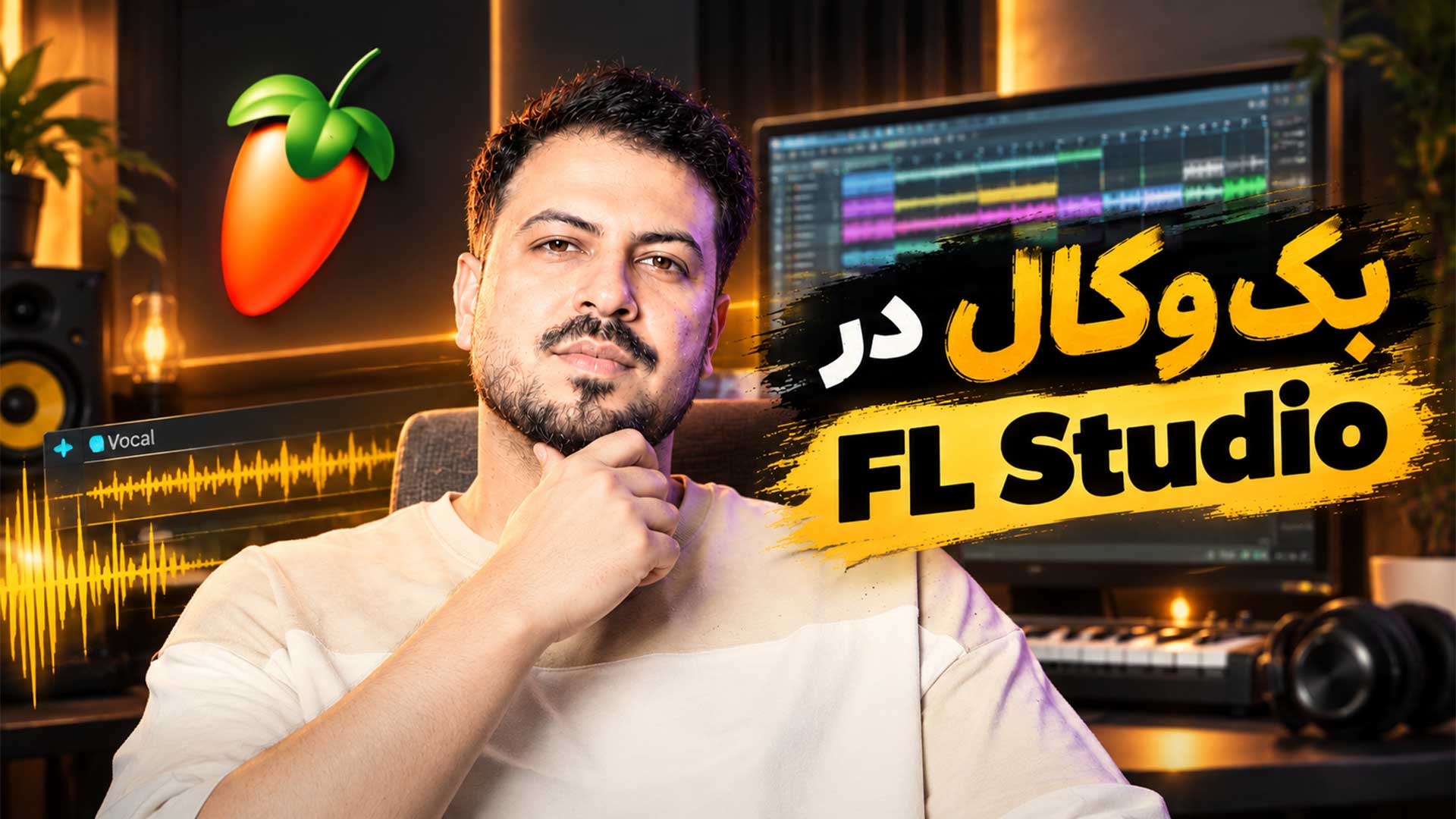 آموزش ساخت بک وکال در اف ال استودیو تنظیم‌کده
